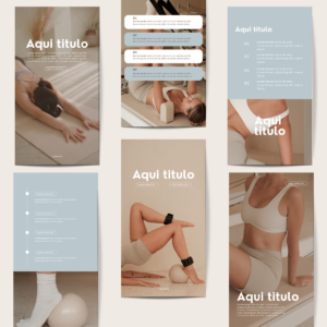 Plantillas para redes sociales "Fitness"